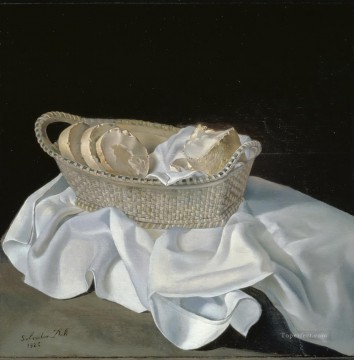 The Basket of Bread Surrealist Oil Paintings